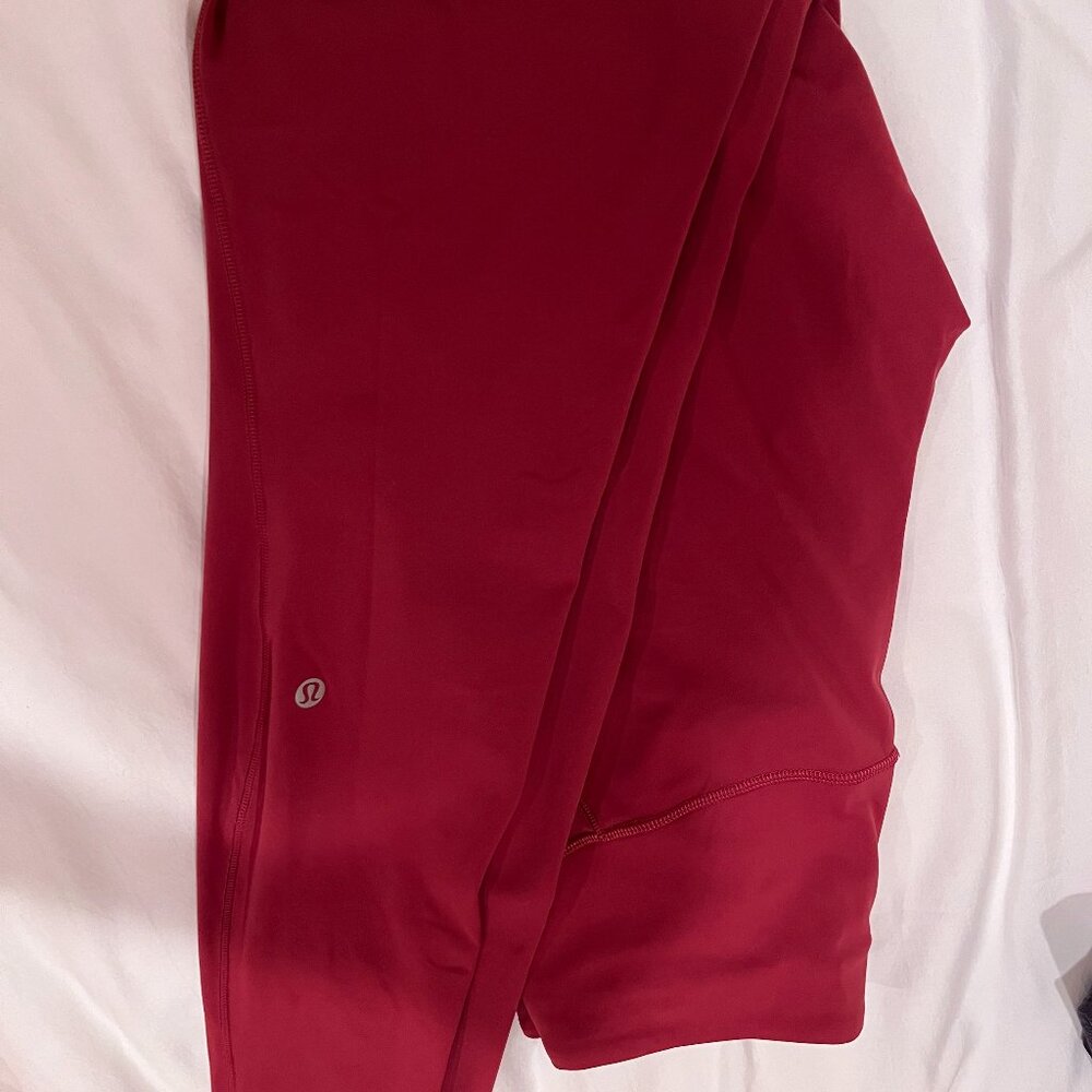 Lululemon leggings - Burgundy ( deep red )